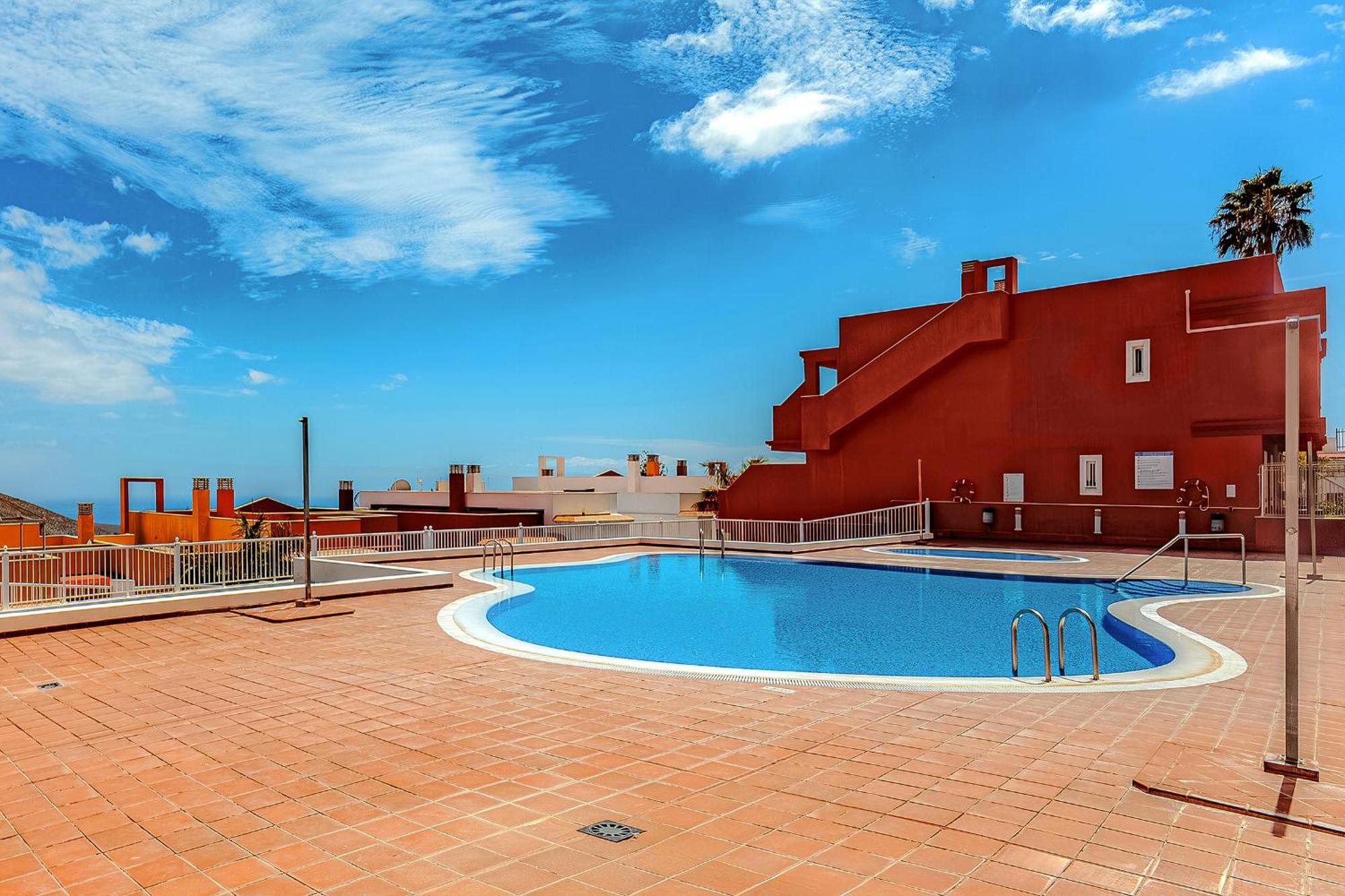 Great View Over The Ocean In Apartment Bianca With Wifi And Pool Chayofa Екстериор снимка
